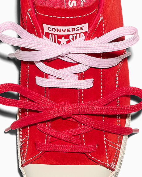 Red/New Found Bloom Pink/Egret