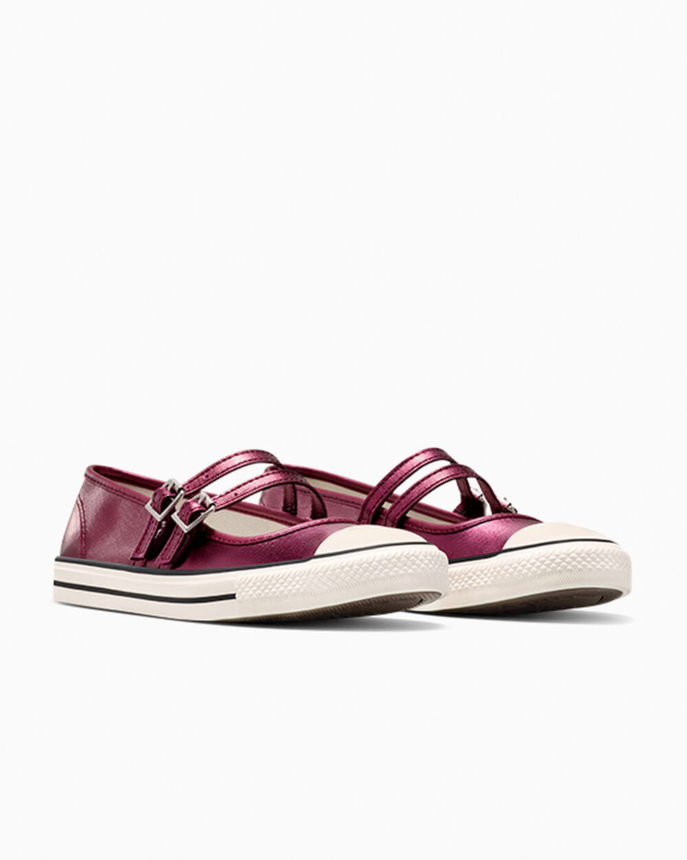 Burgundy Metallic/Egret/Black